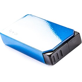 Resim Parmida Çift Torch Delicili Puro Çakmağı Slim Mavi 
