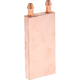 Resim Prettyia Bilgisayar Için Su Soğutma Bloğu Radyatör Sıvı Soğutucu 40 * 80MM Bakır 