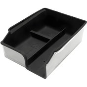 Resim Honeybeeshop Model 3 Y Merkez Konsol Silikon Saklama Kutusu Siyah Elde Taşınabilir Organizer Minimalist Depolama Araç Aksesuarı 