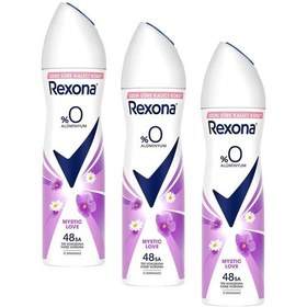 Resim Kadın Sprey Deodorant Mystic %0 Alüminyum 150 Ml 3 Paketi 