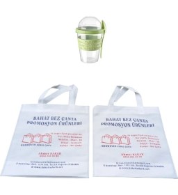 Resim Titiz Take'n Go Yoğurt Kabı + Bez Çanta 2 Adet 
