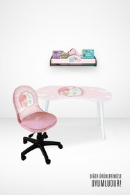 Resim Popcorn Kids Pegasus Şato Tekli Duvar Rafı 