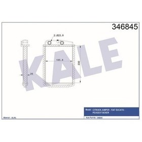 Resim Kale Kalorifer Radyatörü Ducato Iıı-boxer Iıı 230x163x26 