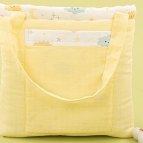 Resim Bebek Bakım Çantası - Sarı Muslin - Sarı Bulut 