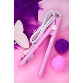 Resim Seramik Ucu Mini Saç Düzleştirici Maşa Taşınabilir Mini Düzleştirici 