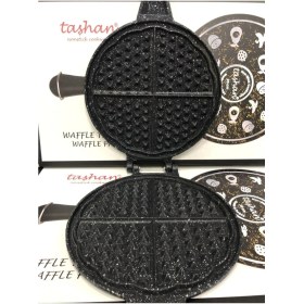 Resim Taşhan Granit Döküm Lüx Waffle Tavası (Ahsap Saplı) 