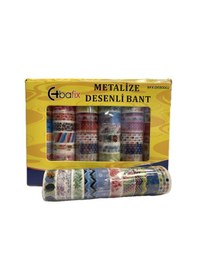 Resim Bafix Desenli Bant Metalize 15 Mm X 5 Mt 60 Lı Bfx-deb0002 