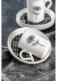 Resim Acar Octavia 6 Kişilik Kahve Fincanı Takımı - 90 Ml 