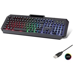 Resim Kablolu Oyuncu Klavye Led Q Siyah Hdx2605 