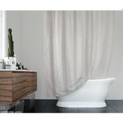 Resim Zethome Günce Banyo Duş Perdesi 5026 Çift Kanat 2X100X200 Beyaz 