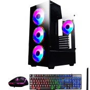 Resim Ramtech Fullforce FF465 R5 5500 16GB Ram 256GB SSD 1 Tb HDD RX580/8GB Oyuncu Masaüstü Bilgisayar 