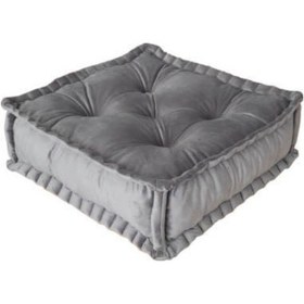 Resim Evodeko Bisküvi Gri Yer Minderi 