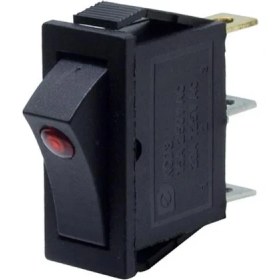 Resim Powermaster Işıklı Tekli Mercekli Anahtar 