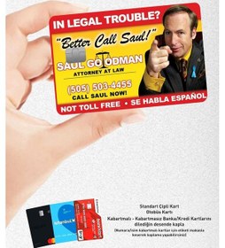 Resim Better Call Saul Kartvizit Kredi Kartı & Akbil Sticker Kaplama Diğer 