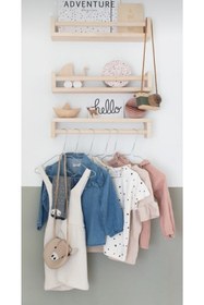 Resim BİGWOODWORKERS Dekoratif Ahşap Çocuk Kitaplığı 