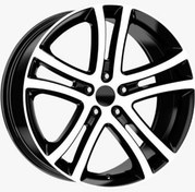 Resim EMR-DY549-03 8.5x19"-5x112 ET33 57.1 Black Diamond Jant (4 Adet) 