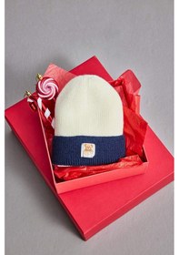 Resim Defacto Erkek Bebek Renk Bloklu Triko Bere F0021a525wnnv235 Lacivert 