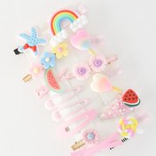 Resim Banamio Colorful Rengarenk Çoklu Toka Seti 