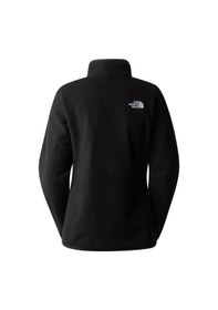Resim The North Face W 100 Glacier 1/4 Zip Kadın Outdoor Polar Sweatshirts Nf0a855mjk31 Siyah 001 