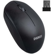 Resim SH TICARET Everest Smw-88 Usb Siyah 1200 Dpı 2.4Ghz Kablosuz Mouse 