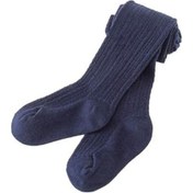 Resim Lacivert Çocuklar Yürümeye Başlayan Bebek Kız Katı Sıcak Pamuk Tayt Çorap Külotlu Çorap Pantolon Çorap Lacivert 