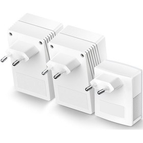 Resim TP-Link TL-WPA4220T KIT 300 Mbps 2.4 Ghz Menzil Genişletici Powerline Kiti 3'lü 