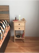 Resim gkcmobilya Antik Meşe Retro 2 Çekmeceli Komodin 