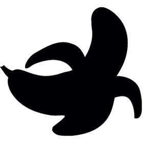 Resim Muz Folyo Sticker 80cm Uzunluk Siyah 