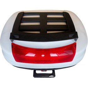 Resim Firstbag Top Case 44 Litre Cargo Beyaz Motosiklet Arka Çanta 