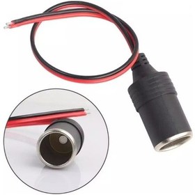 Resim Araç Çakmaklık Uzatıcı Dişi Fiş Kablolu Dişi Çakmak Soketi Boş 25 Adet 