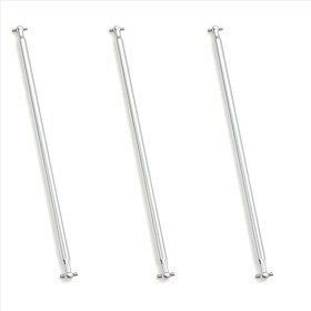 Resim Poieerf 3x 04003 Metal Merkezi Sürücü Şaft Dogbone Hsp Için 170MM 1 10 Yükseltme Parçaları Kamyon Brontosaurus 94111 94107 94170 Gümüş (Yurt Dışından) 