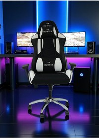 Resim Arji 3d Doku Koltuk Hareketli Ve Yumuşak Oyuncu Koltuğu Beyaz 