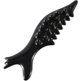 Resim Mufunye Kore Seramik Güzellik Aleti: Yüz Masajı, Akne Tedavisi, Kan Dolaşımını Artırır - Meditherapy Sokağa Uygun Siyah Balık Desenli 