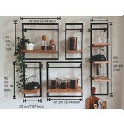 Resim Lylacollection Arya Home Duvar Raf Seti 
