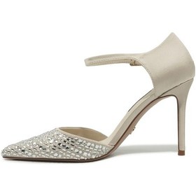 Resim Nine West Jovana 6fx Şampanya Kadın Topuklu Sandalet 000000000102051468 Bej 