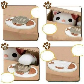 Resim Para Çalan Sevimli Kedi Kumbara-406 