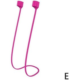 Resim Airpods 1 2 Boyun Askı İpi Tutucu Silikon İp Basic Mor 