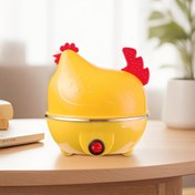 Resim Mini Paslanmaz Çelik Yumurta Pişirici - Karakter Tasarımı, Katmanlı Buharlı, 220V Avrupa Voltage'li Adaptörsüz Dayanık Mutfak Aleti Kahvaltı ve Günlük kullanim için Kolay Temizlenebilen Malzeme Akilliyemekpi 