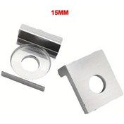 Resim Tongdashop 15mm Gümüş Motosiklet Arka Çatal Ayarlı Kol Zincir Kilidi Kilogram Plakası Off Road 