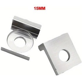 Resim Tongdashop 15mm Gümüş Motosiklet Arka Çatal Ayarlı Kol Zincir Kilidi Kilogram Plakası Off Road 