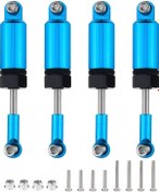 Resim Folinda Kuruş Canavar Pikap C14 C24 İçin Alüminyum Amortisör + Amortisör Tutucu Seti Mavi - 4 Adet, 11mm Çap, 65mm Uzunluk 