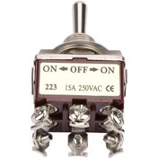 Resim Neevoyu 3 Konumlu Anlık Tıklama Anahtarı - 6 Pinli 12mm - 15a 250vac Otomobil Ev Aleti Endüstriyel Kontrol İçin 