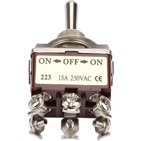 Resim Neevoyu 3 Konumlu Anlık Tıklama Anahtarı - 6 Pinli 12mm - 15a 250vac Otomobil Ev Aleti Endüstriyel Kontrol İçin 