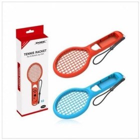 Resim Nintendo Switch Joycon Tenis Raket 2li Paket Dobe Tennis Raket Joy-con 