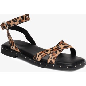 Resim Greyder Kadın Leopar Hakiki Deri Sandalet 6Y2CS34466 