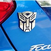 Resim Liangmei 1 Adet Otomatik 3d Etiket Transformers Rozeti 