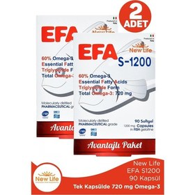 Resim Efa S-1200 Mg 90 Kapsül 2 Adet 