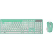 Resim Everest KM-730 Kablosuz Q Multimedia Klavye Mouse Set 