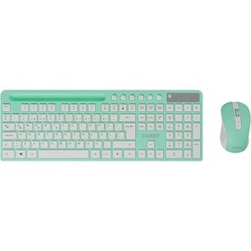 Resim Everest KM-730 Kablosuz Q Multimedia Klavye Mouse Set 