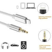 Resim iPhone Lightning to Aux Kulaklık Çevirici 3.5 mm Jack iPhone Lightning to Aux Kulaklık Çevirici 3.5 mm Jack Girişli